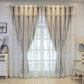 Elegant Double Layer Pattern Embroidered Tulle Window Curtain / Ruchi