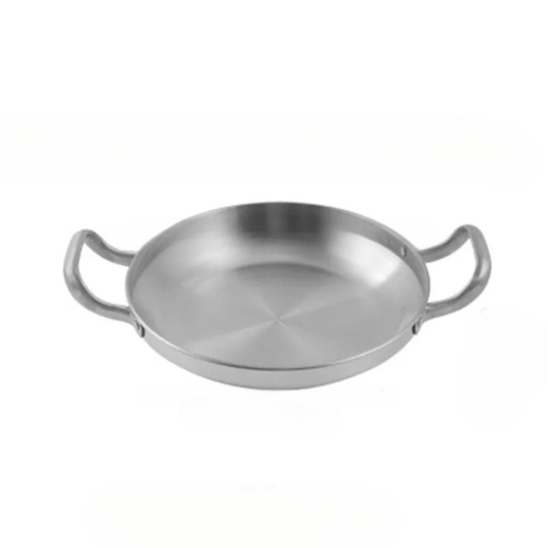 Elegant Brass Non Stick Cooking Pan With Handles / Ruchi