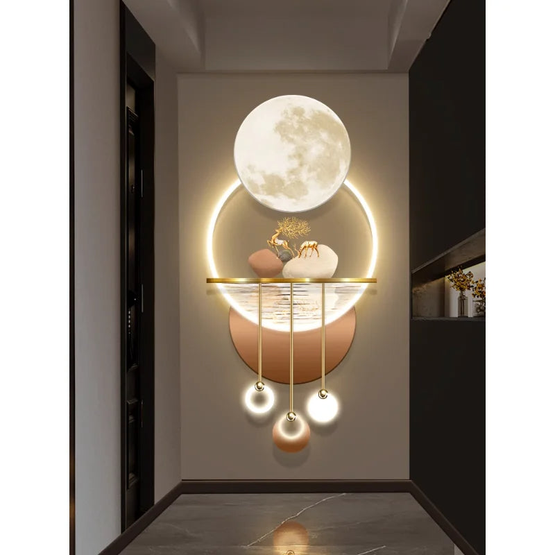 Decorative Wall Painting With LED Light / Ruchi