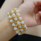 Women's Pearl Beaded Bracelet / Ruchi