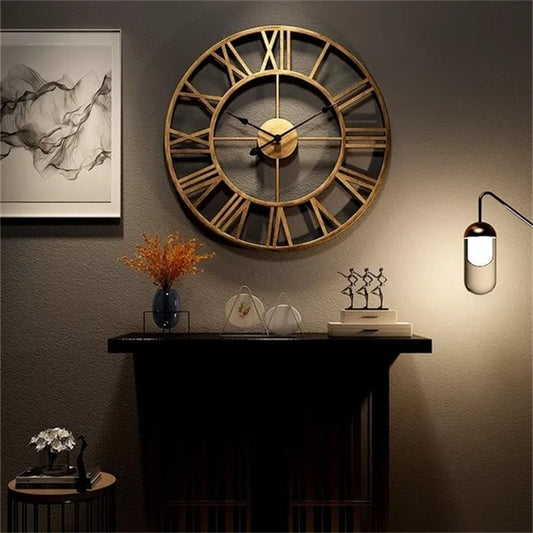 Circular Incircle Design Metal 3D Wall Clock / Ruchi