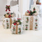 Captivating Set Of 3 Colorful Hollowed Christmas Cubical Gift Box / Ruchi