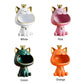 Endearing Laughing Cat Resin Statue With Storage / Ruchi