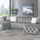 Classical Velvet Fabric Upholstery Modular Sectional Sofa / Ruchi