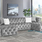 Classical Velvet Fabric Upholstery Modular Sectional Sofa / Ruchi