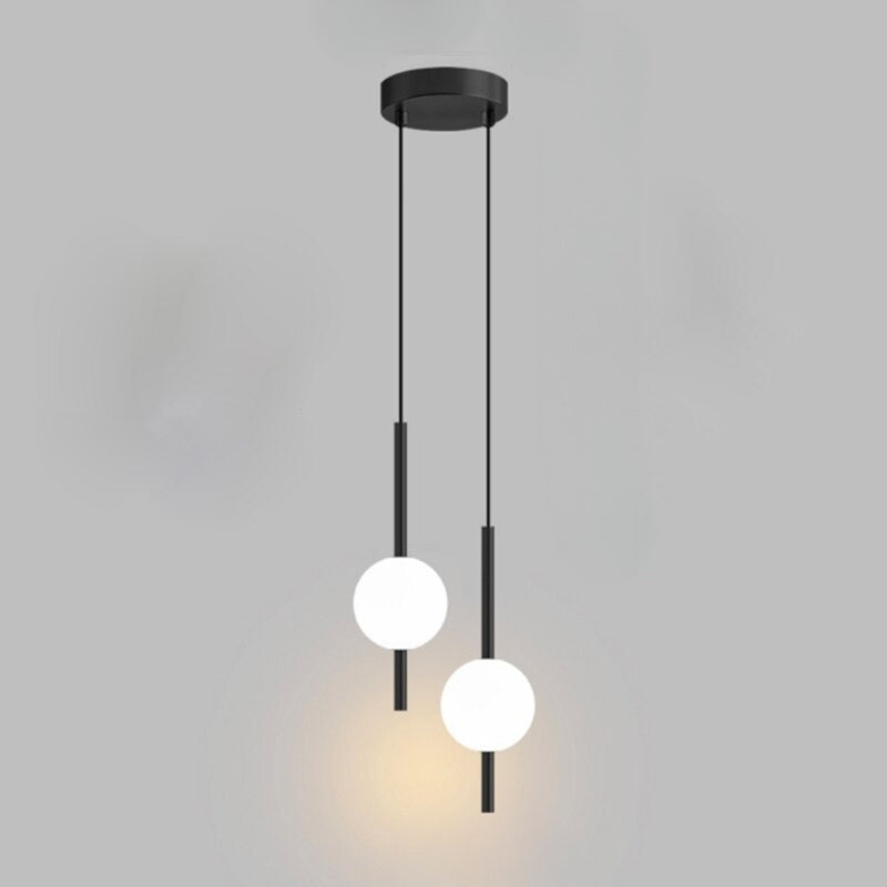 Elegant Glass Ball Design Hanging Lamp LED Pendant Light / Ruchi