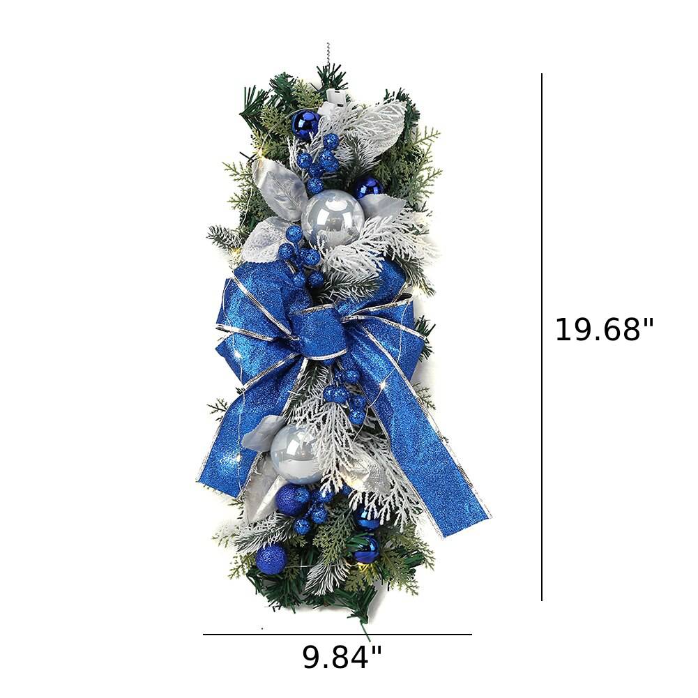 Artificial Berry Pine Garland Christmas Wreath For Stairway Decoration / Ruchi