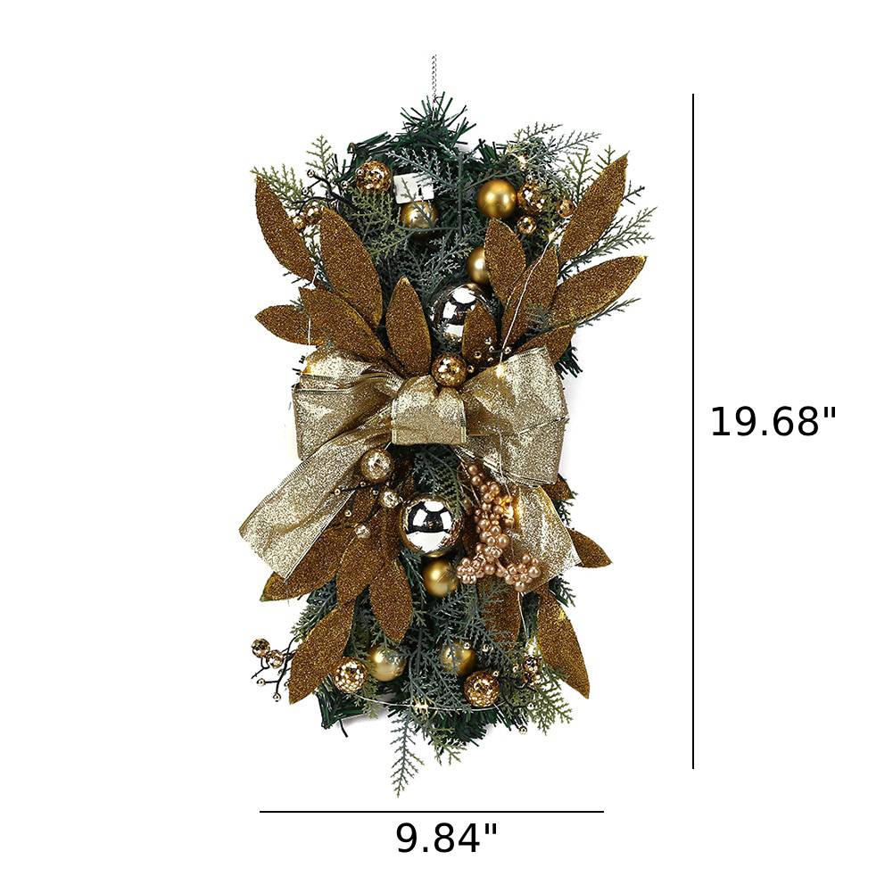 Artificial Berry Pine Garland Christmas Wreath For Stairway Decoration / Ruchi