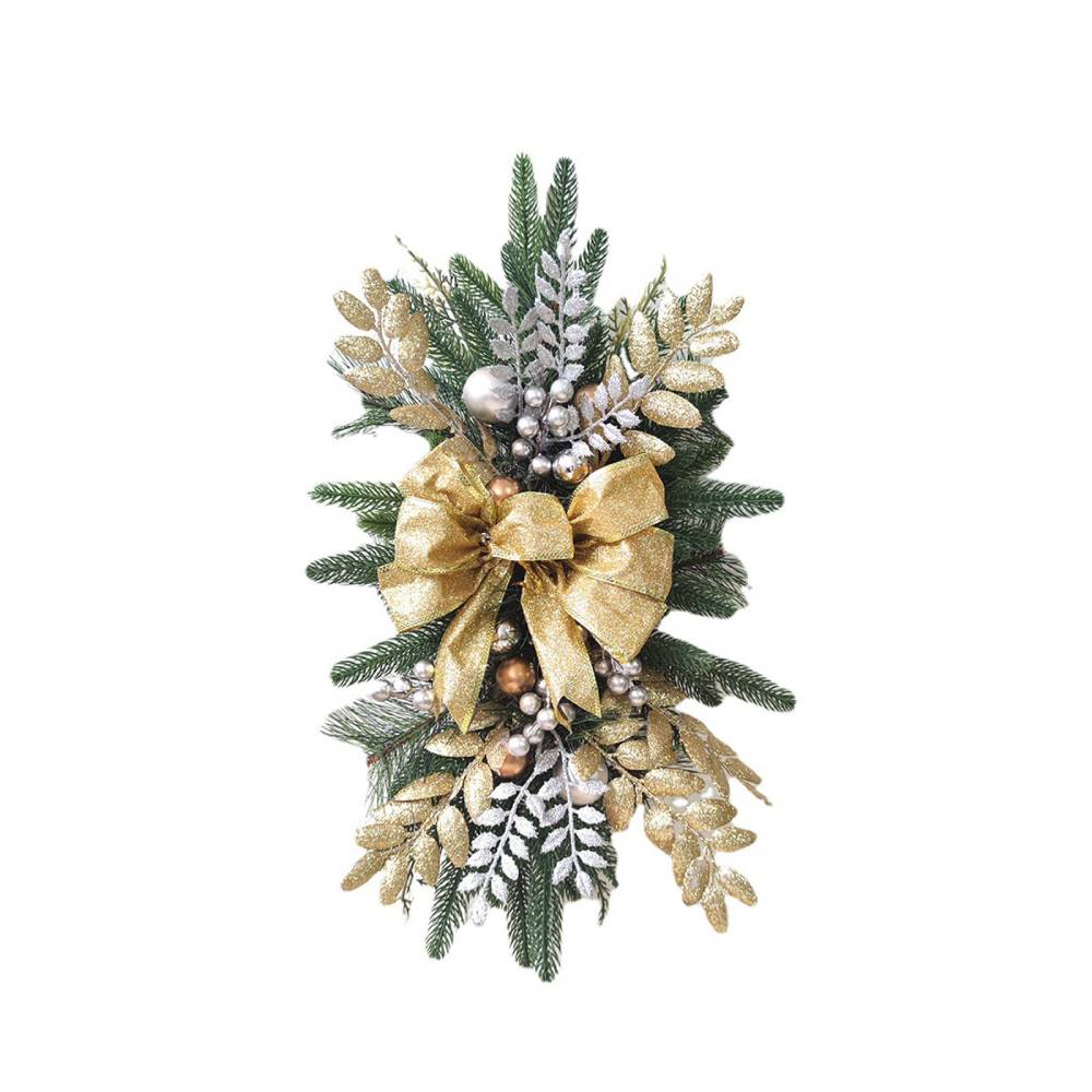Artificial Berry Pine Garland Christmas Wreath For Stairway Decoration / Ruchi