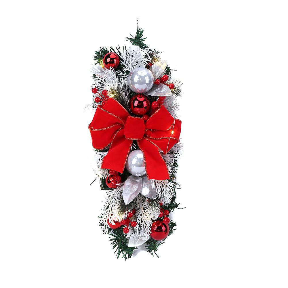 Artificial Berry Pine Garland Christmas Wreath For Stairway Decoration / Ruchi