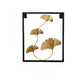 Enticing Handcrafted Leaf Style Golden Metal Wall Hanging / Ruchi