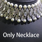 Cubic Zirconia Crystal Choker Necklace Set Or Necklace / Ruchi