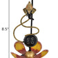 1 Pc Amazing Masterpiece Metal Petal-Shaped Décor / Ruchi