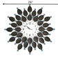 Creative Marvelous Round Glass & Metal Wall Clock / Ruchi