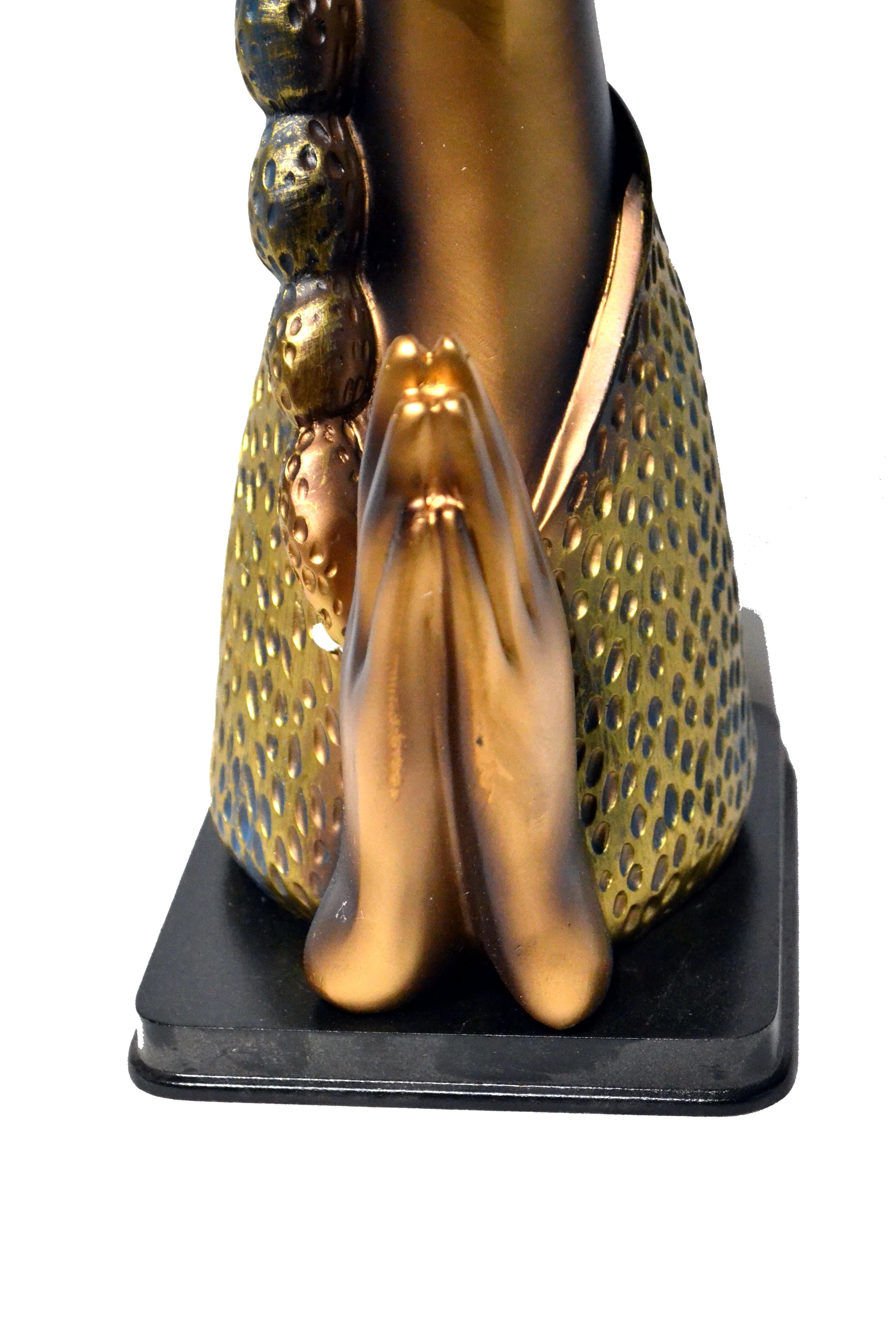 Innovative 1 Pc Decorative Resin Prayer Statue / Ruchi