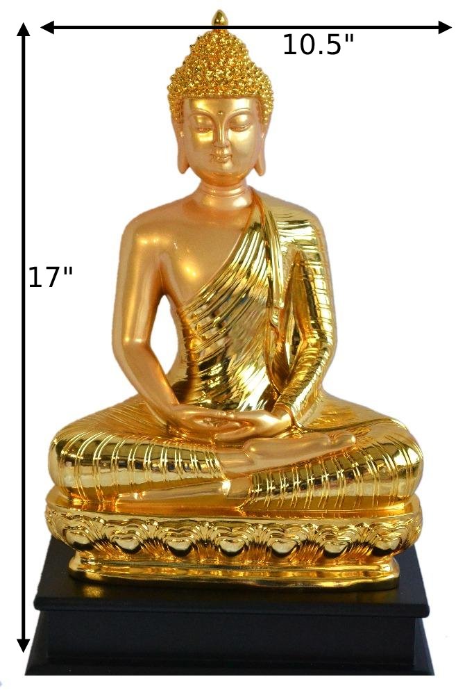 Spellbinding Golden Polished 1 Pc Polystone Decorative Show Piece / Ruchi