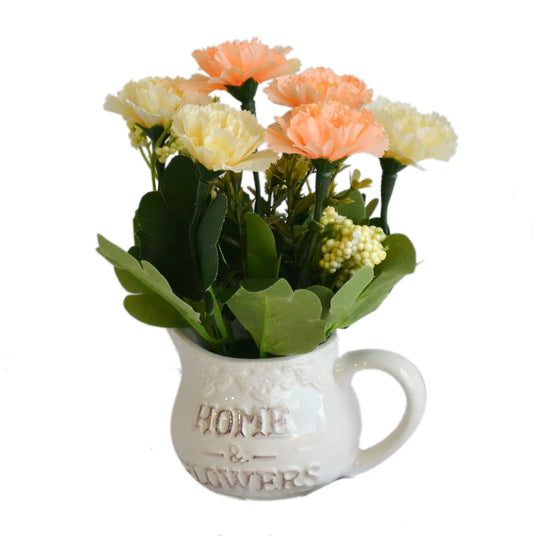 Refreshing 1 Pc Ceramic Flower Pot For Home Decoration / Ruchi