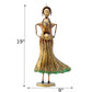 Exquisite Retro Style Metal Standing Doll Playing Musical Instrument / Ruchi