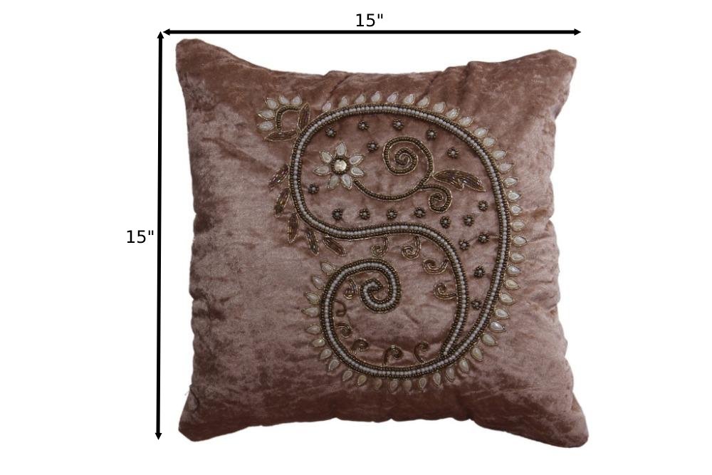 Ideal Artistic Velvet Cushion Cover For Home Furnishing / Ruchi