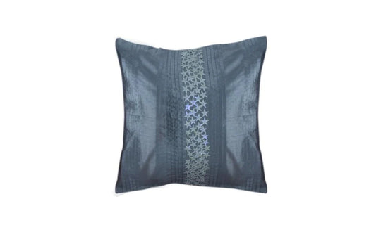 Fashionable Muted Grey Silk Set Of 5 Cushion Cover / Ruchi