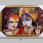 Lustrous Elegant Handcrafted Wall Art Of Radha Krishna / Ruchi