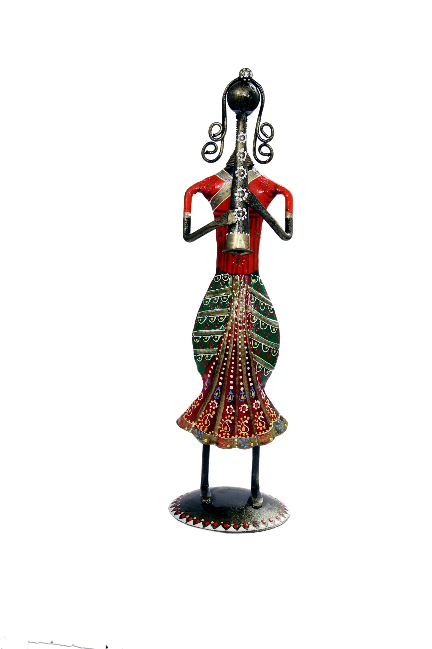 Exclusively Well-Crafted 12 Inches Metal Decorative Piece / Ruchi