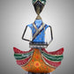 Classic 1 Pc Metal Decorative Showpiece Of A Doll Playing Musical Instrument / Ruchi