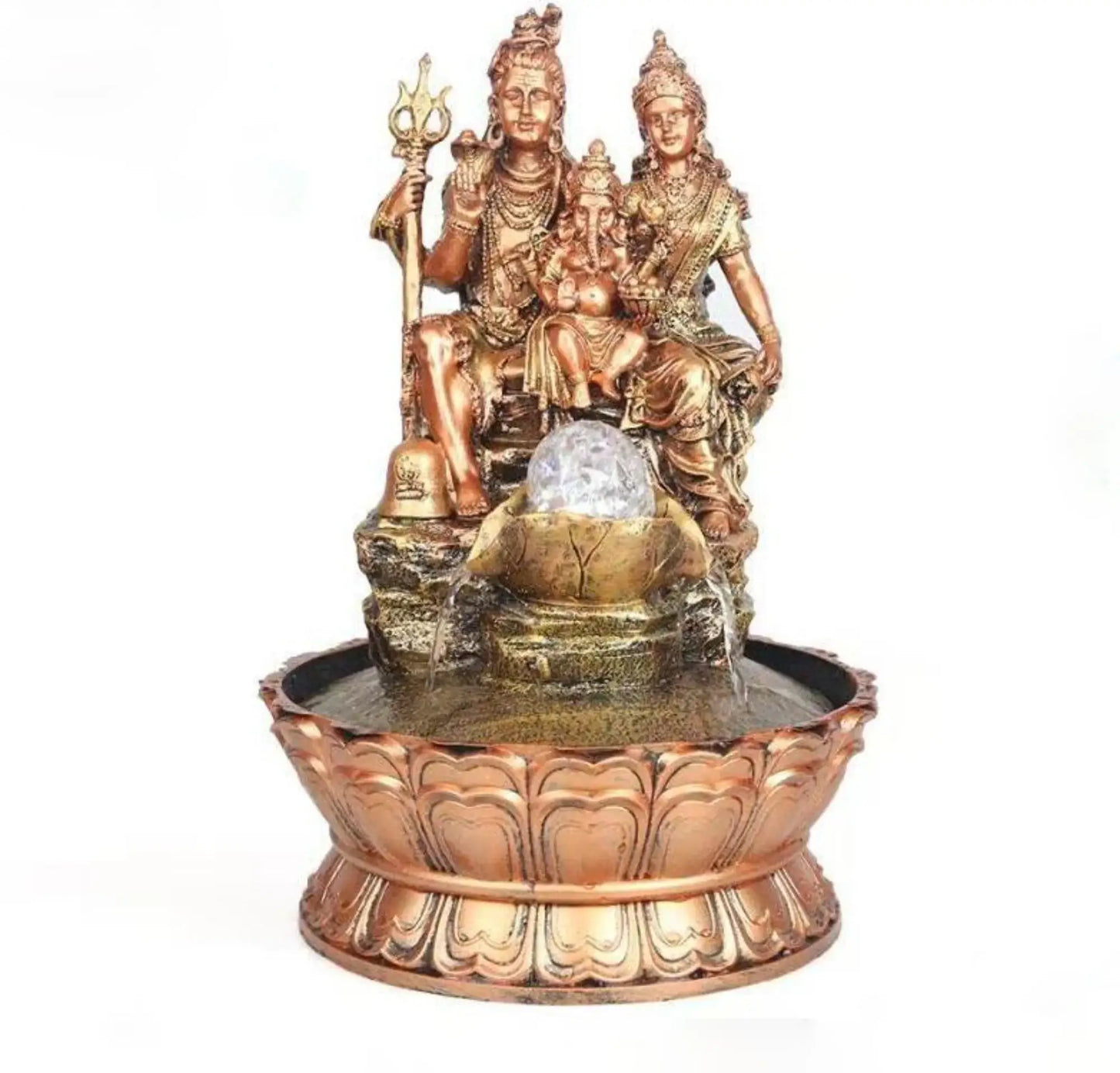 1 Pc Endearing Resin Water Fountain With Statue / Ruchi