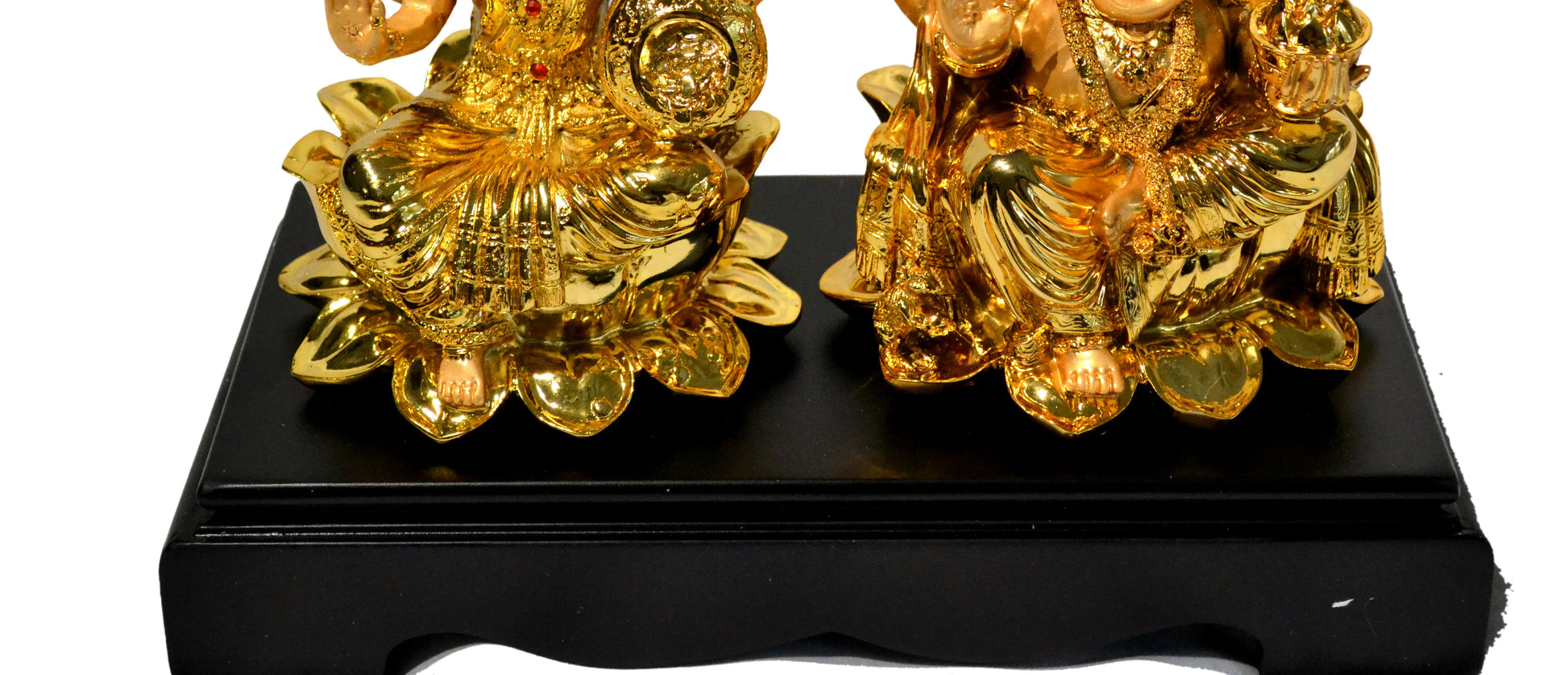 Endearing Decorative Set Of Metal Idol Statue / Ruchi