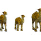 Graceful Set Of 6 Golden Sculptures For Décor / Ruchi