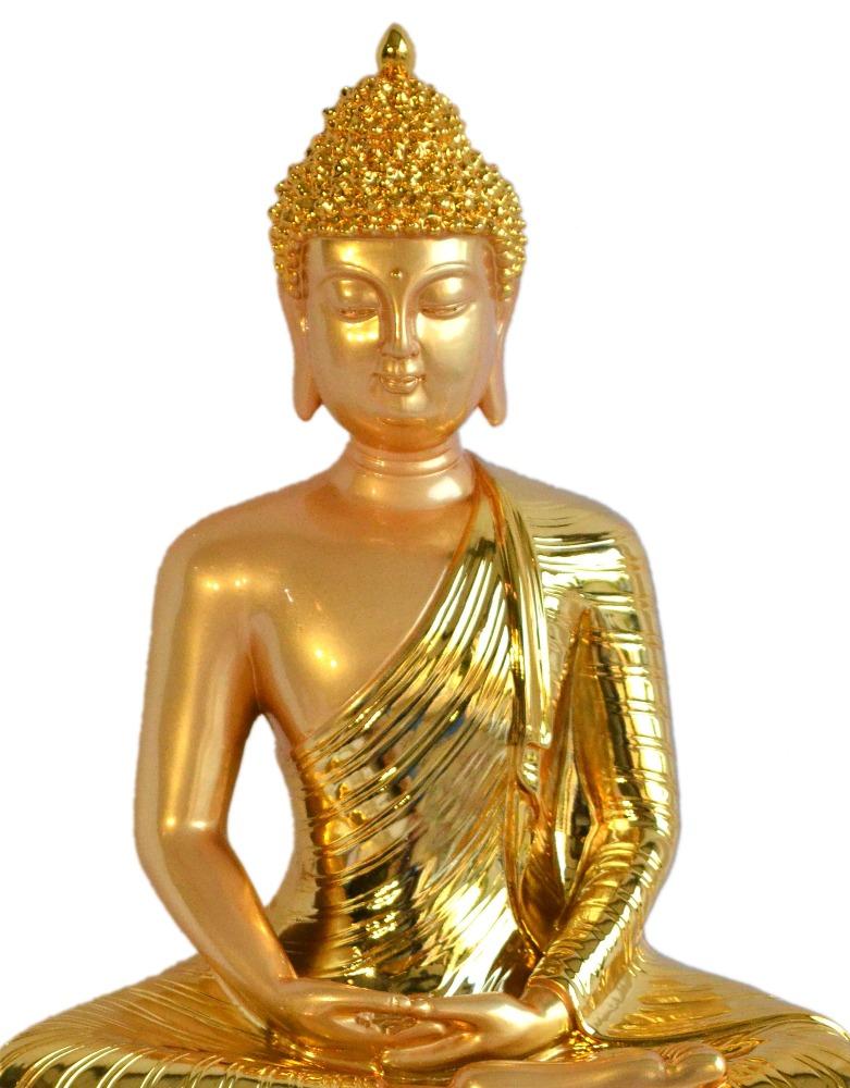 Spellbinding Golden Polished 1 Pc Polystone Decorative Show Piece / Ruchi