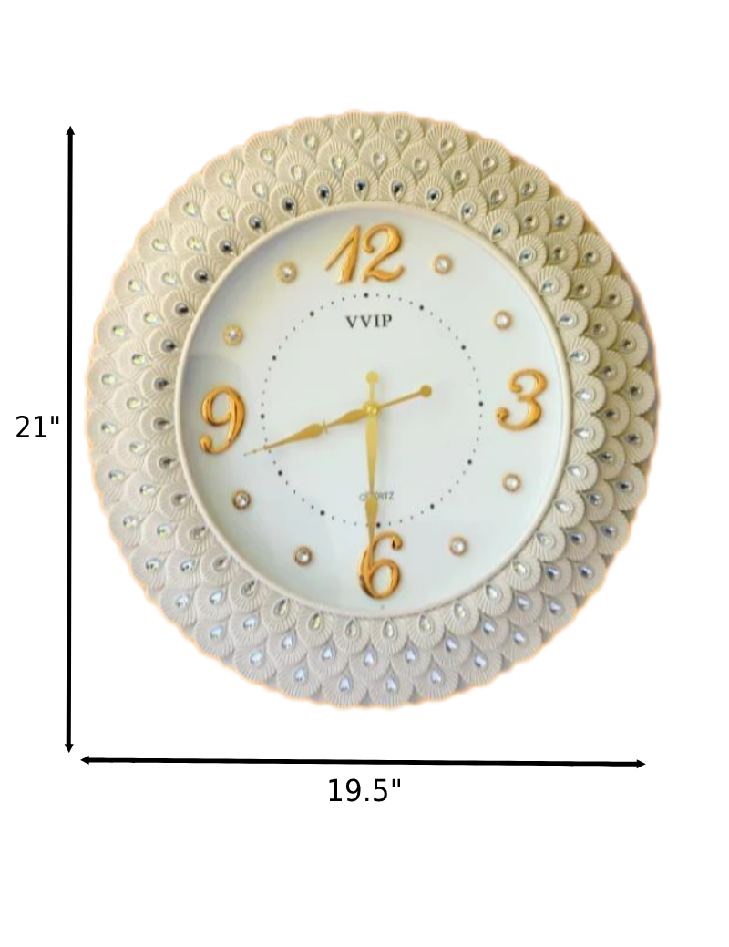 Classic Retro Style Wall Hanging Clock / Ruchi