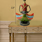 Magnificent 1 Pc Decorative Metal Statue With Vibrant Infusion Of Colors / Ruchi