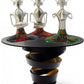 Exquisite 11 Inches Silver Polished Set Of 3 Musician Statue / Ruchi